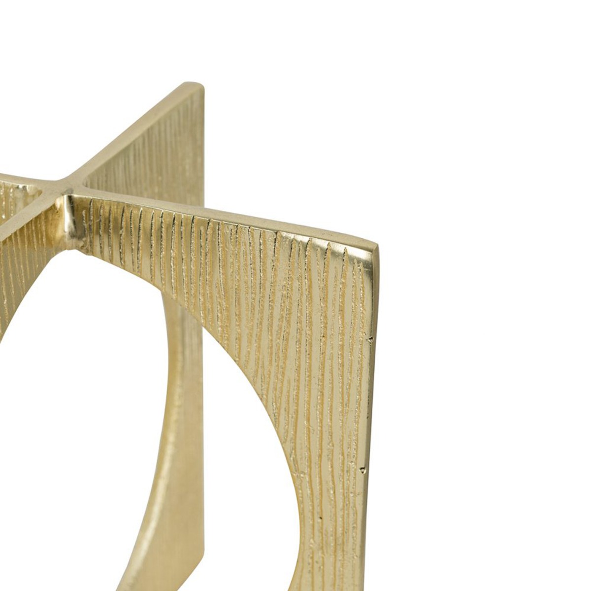 Artekko Noble Χρυσό Μεταλλικό Επιτραπέζιο Διακοσμητικό (20x20x20)cm