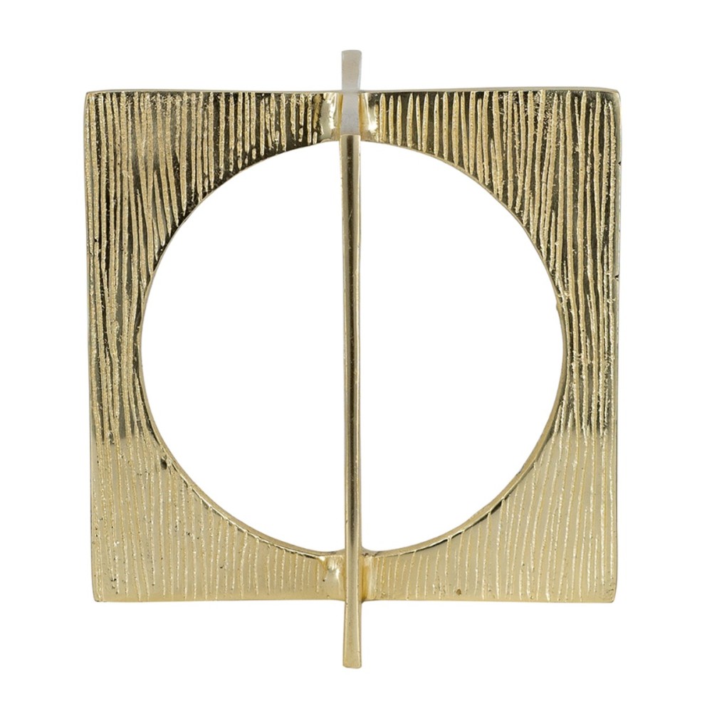 Artekko Noble Χρυσό Μεταλλικό Επιτραπέζιο Διακοσμητικό (18x18x18)cm