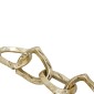 Artekko Noble Χρυσή Μεταλλική Επιτραπέζια Διακοσμητική Αλυσίδα (44x9x3)cm