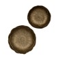 Artekko Noble Χρυσά Μεταλλικά Μπολ (29.2x29.2x8.9)cm (20.3x20.3x6.3)cm 2pcs