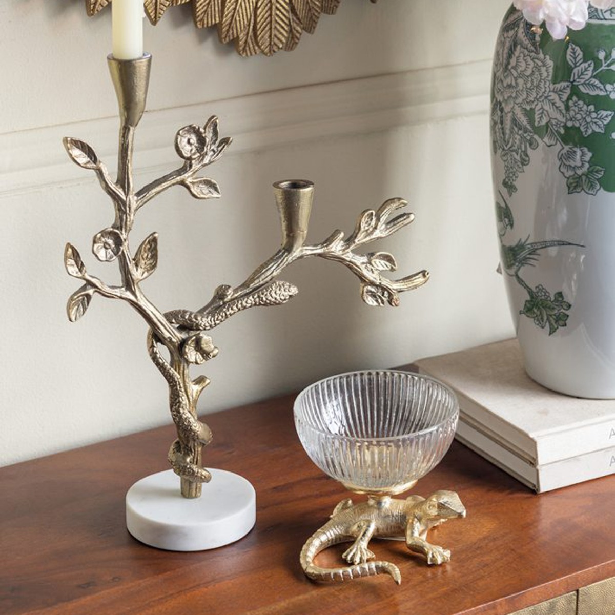 Artekko Noble Χρυσό Μεταλλικό Μπολ (12.7x12.7x11.4)cm