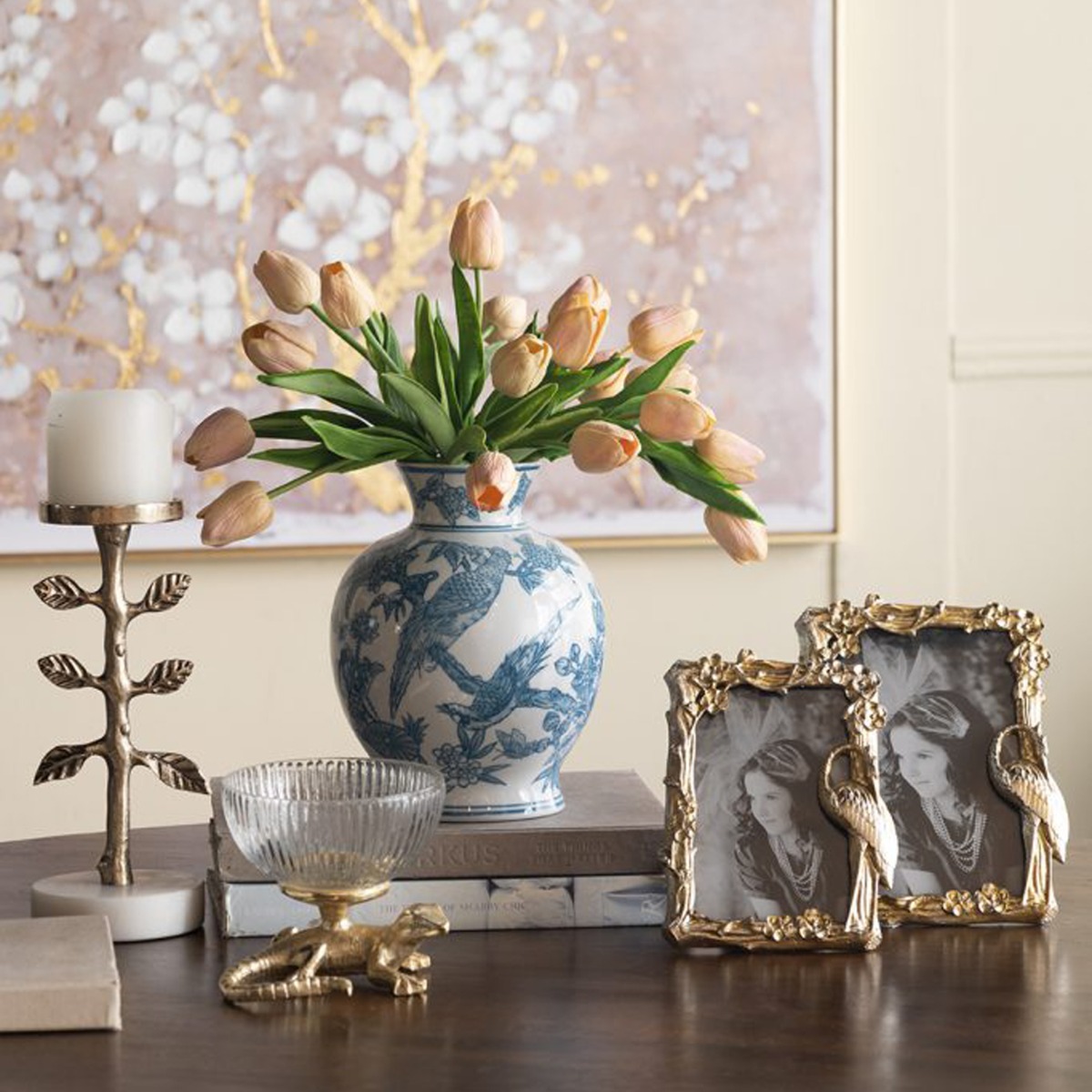 Artekko Noble Χρυσό Μεταλλικό Μπολ (12.7x12.7x11.4)cm