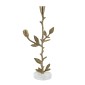 Artekko Branch Χρυσό Μεταλλικό Κηροπήγιο (16.5x10.2x40.6)cm
