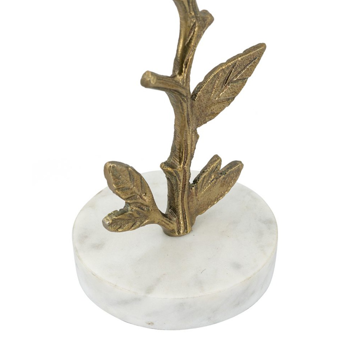 Artekko Branch Χρυσό Μεταλλικό Κηροπήγιο (16.5x10.2x40.6)cm