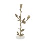 Artekko Branch Χρυσό Μεταλλικό Κηροπήγιο (16.5x10.2x40.6)cm