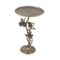 Artekko Branch Χρυσό Μεταλλικό Βοηθητικό Τραπέζι (35.6x35.6x61)cm