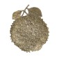 Artekko Branch Χρυσή Μεταλλική Πιατέλα (39.4x33x5.1)cm