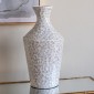 Artekko Ivory Γκρι Βάζο από Μπαμπού και Capiz (25x25x50)cm