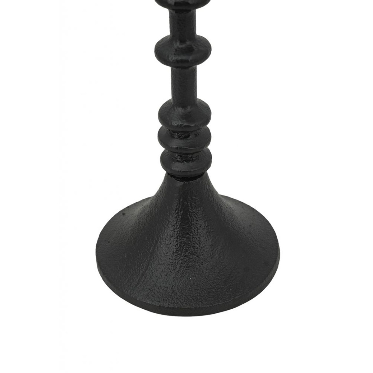 Artekko Nail Μαύρο Μεταλλικό Κηροπήγιο (10.2x10.2x33.7)cm