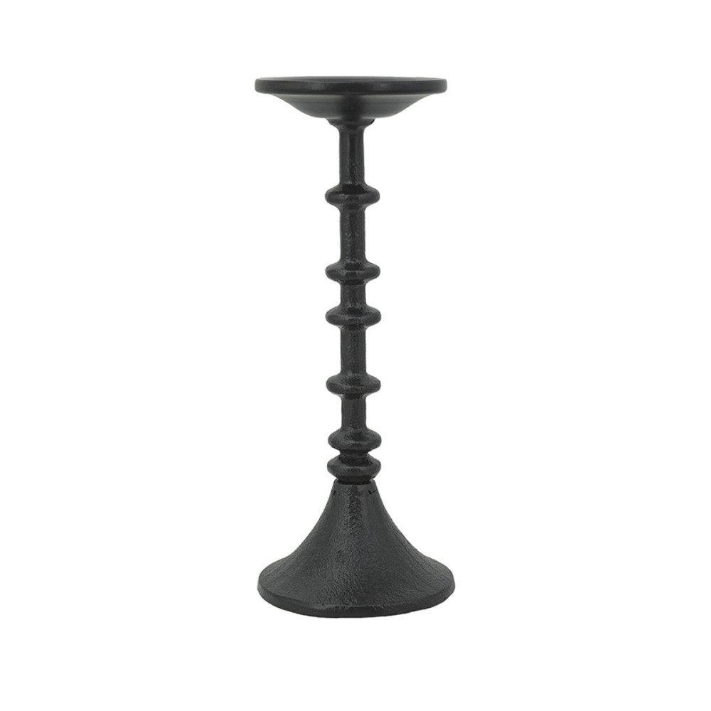 Artekko Nail Μαύρο Μεταλλικό Κηροπήγιο (10.2x10.2x28)cm