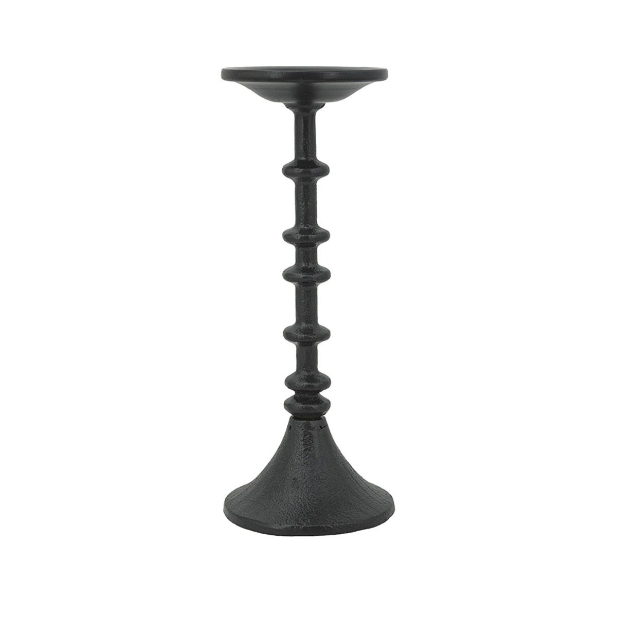 Artekko Nail Μαύρο Μεταλλικό Κηροπήγιο (10.2x10.2x28)cm