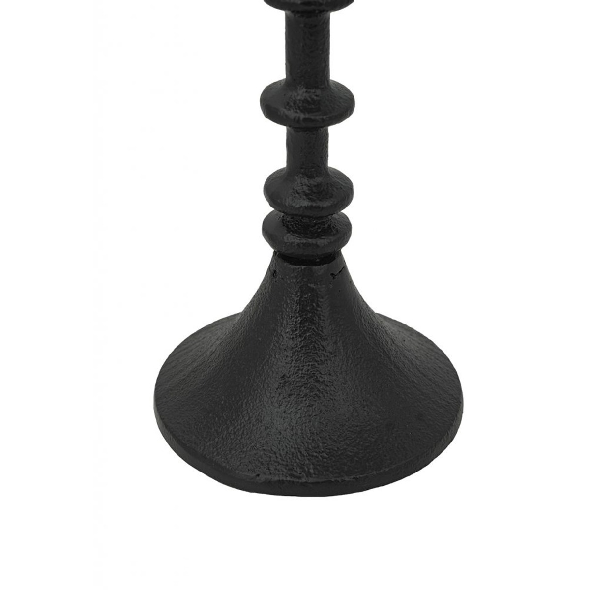 Artekko Nail Μαύρο Μεταλλικό Κηροπήγιο (10.2x10.2x28)cm