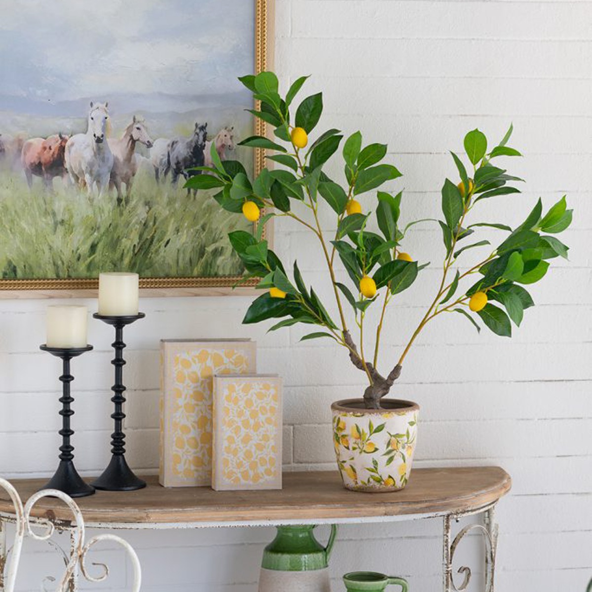 Artekko Nail Μαύρο Μεταλλικό Κηροπήγιο (10.2x10.2x28)cm