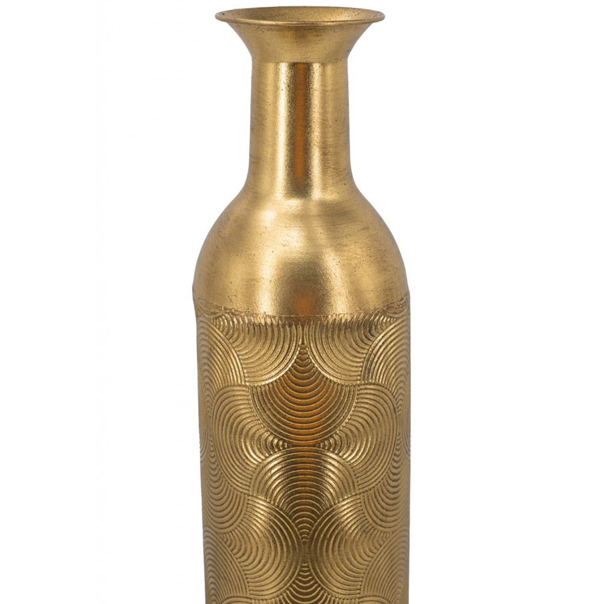 Artekko Nyx Χρυσό Μεταλλικό Βάζο (14x14x67.6)cm