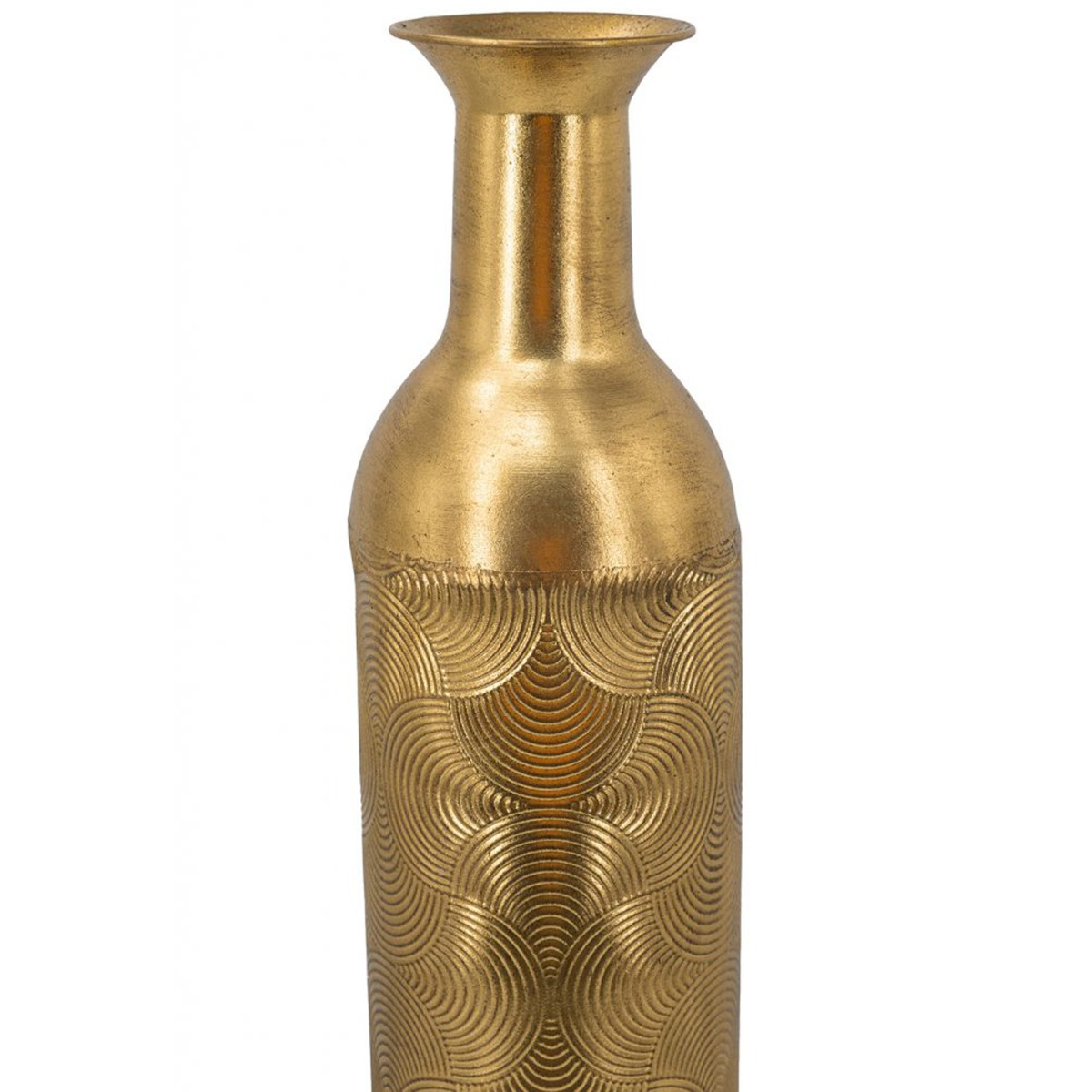 Artekko Nyx Χρυσό Μεταλλικό Βάζο (14x14x59)cm