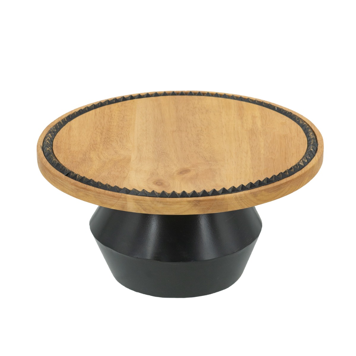 Artekko Gaia Καφέ Ξύλινη Ορντερβιερα Πλατό (30x30x15)cm