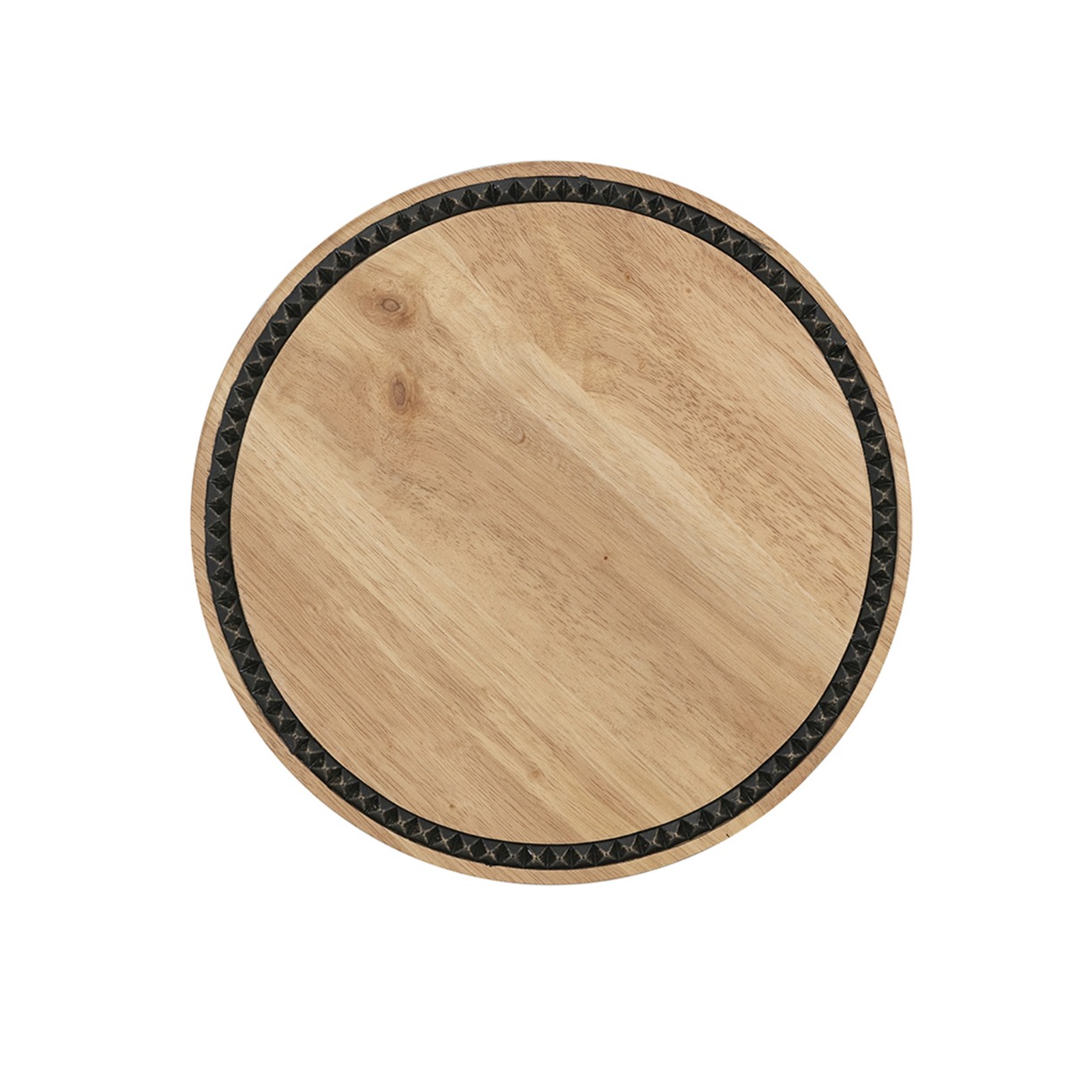 Artekko Gaia Καφέ Ξύλινη Ορντερβιερα Πλατό (30x30x15)cm