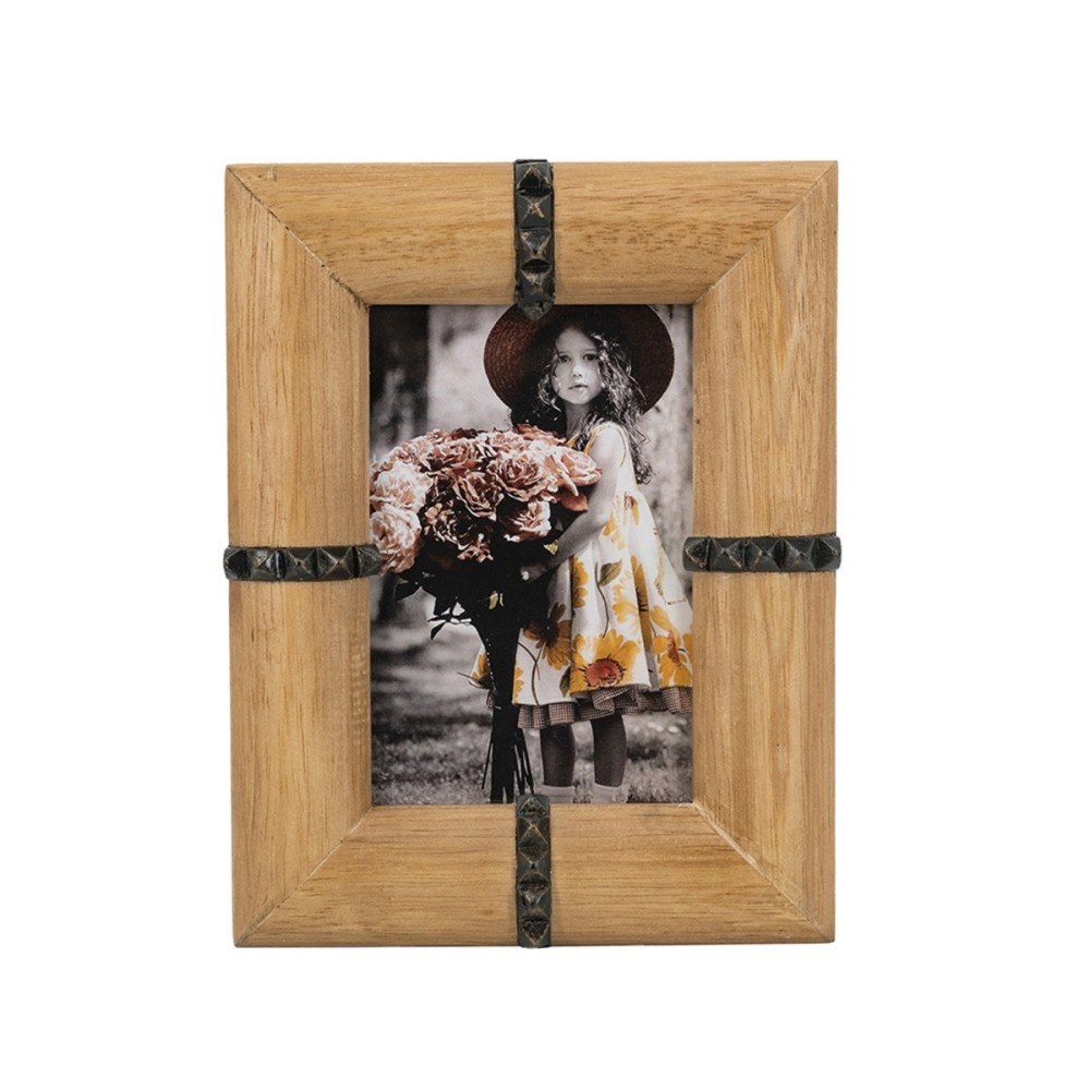 Artekko Gaia Καφέ Ξύλινη Κορνίζα για Φωτογραφία 4Χ6" (17.3x2.5x22.9)cm