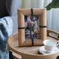 Artekko Gaia Καφέ Ξύλινη Κορνίζα για Φωτογραφία 4Χ6" (17.3x2.5x22.9)cm