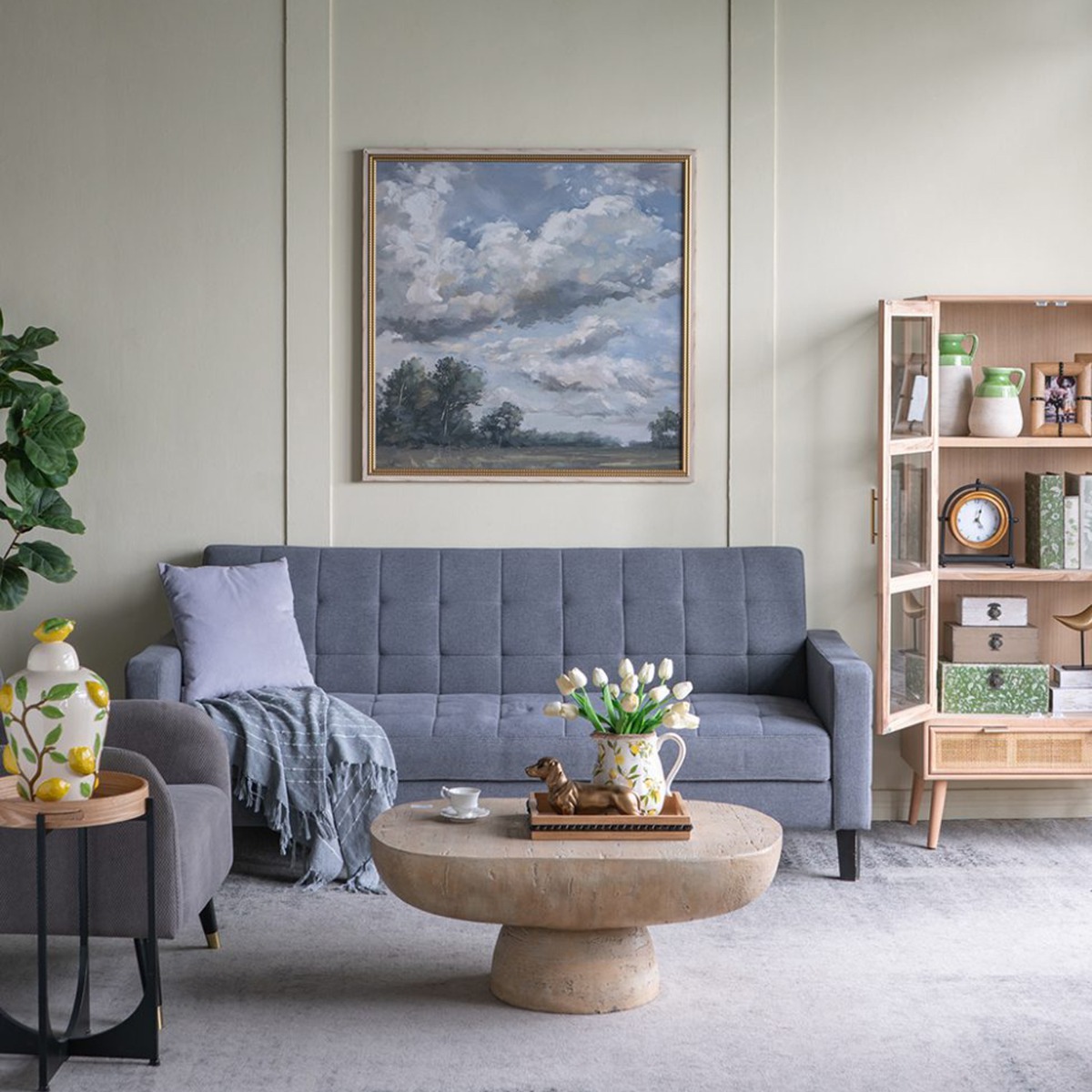 Artekko Canvasia Πολύχρωμος Πίνακας σε Καμβά με Κορνίζα (100x2.8x100)cm