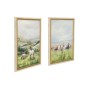 Artekko Canvasia Πολύχρωμοι Πίνακες σε Καμβά με Κορνίζα (60x2.8x80)cm 2pcs