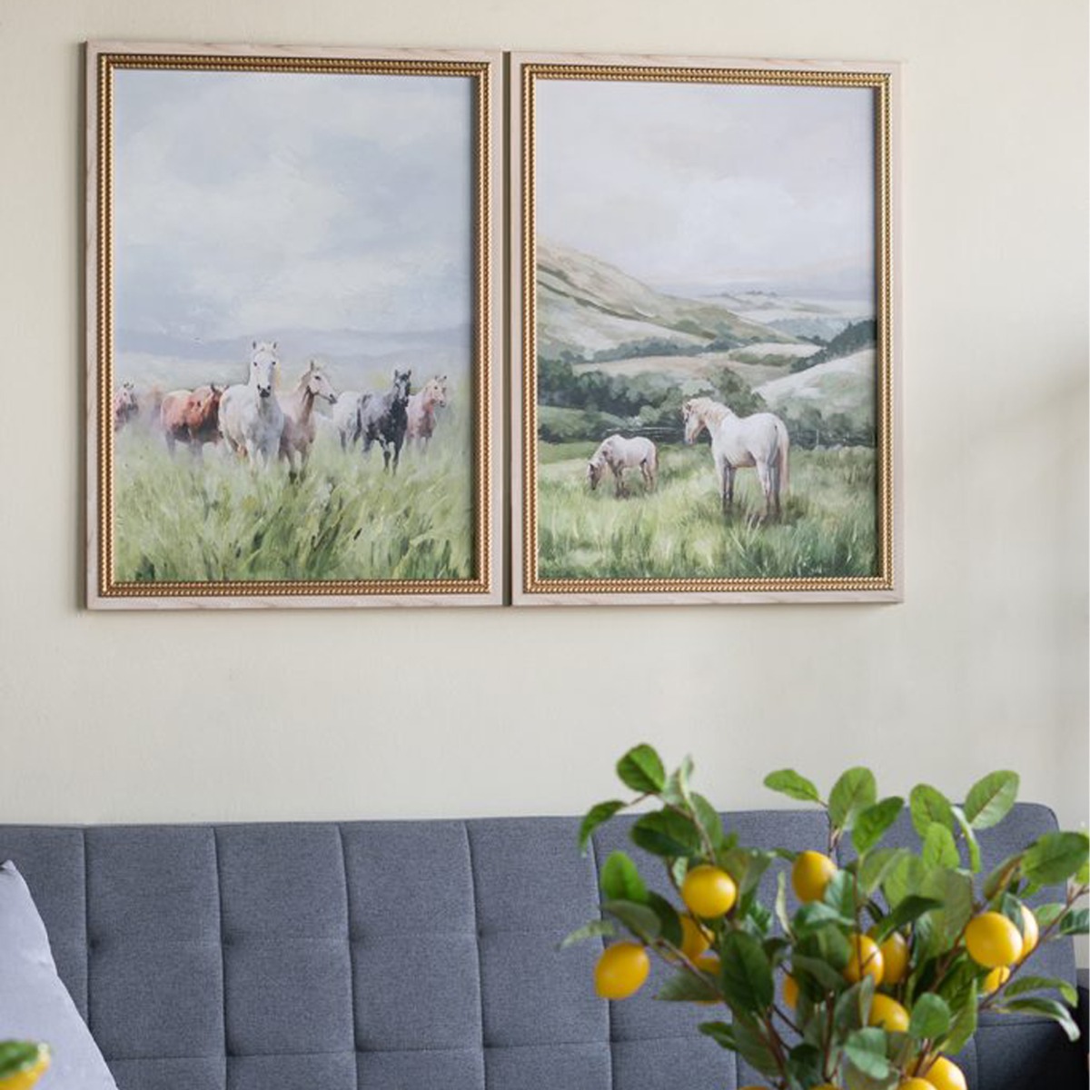 Artekko Canvasia Πολύχρωμοι Πίνακες σε Καμβά με Κορνίζα (60x2.8x80)cm 2pcs