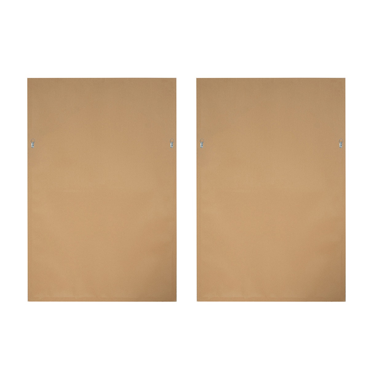 Artekko Canvasia Μπεζ Πίνακες σε Καμβά με Μαύρη Κορνίζα (60x3.6x90)cm 2pcs