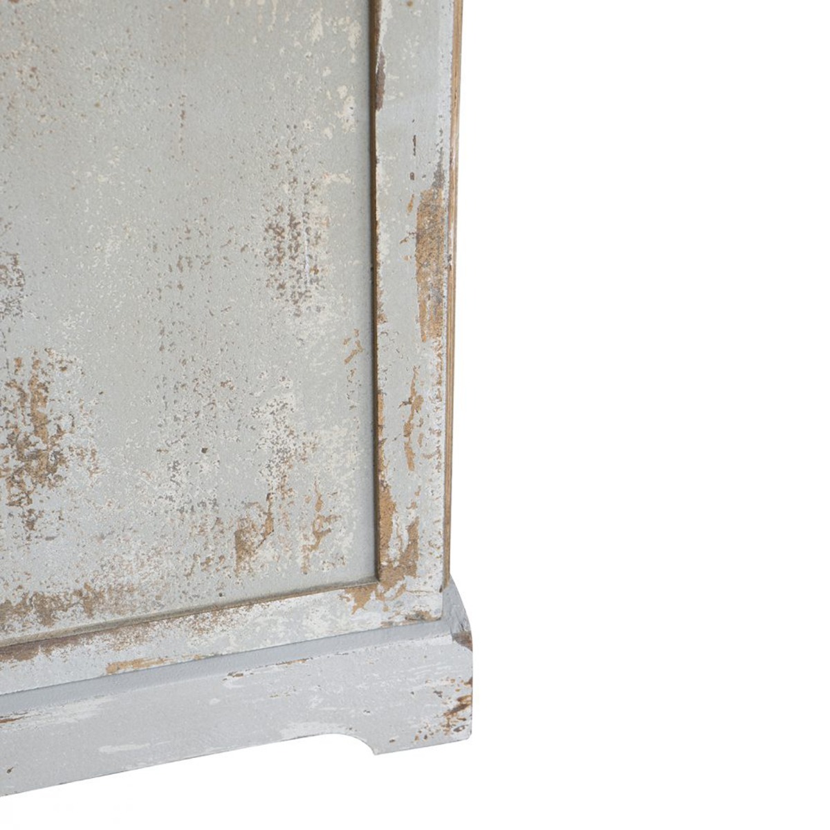 Artekko Alcott Βιβλιοθήκη από Ξύλο Ελάτης σε Λευκή Πατίνα (120x45x210)cm