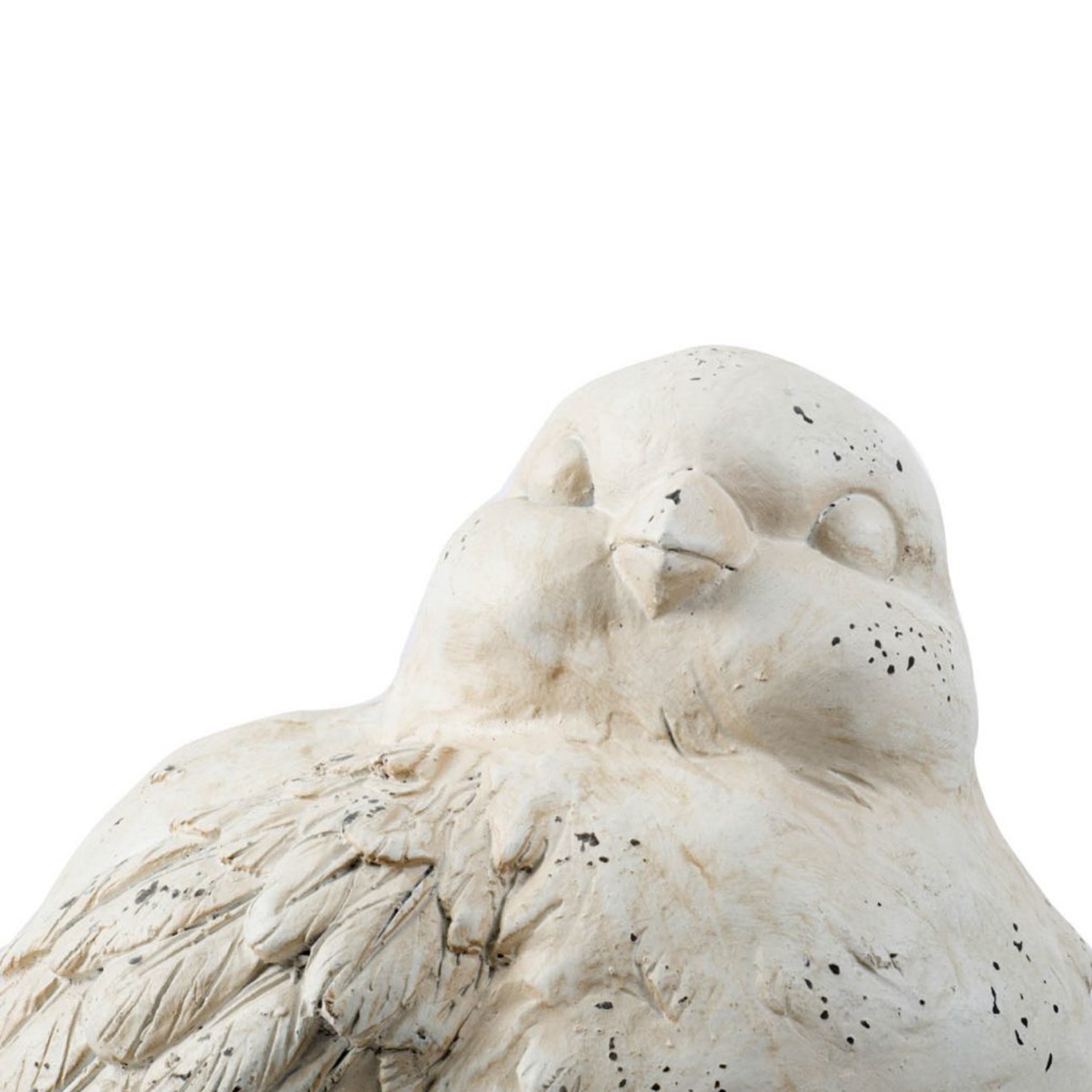 Artekko Bird Διακοσμητικό Πουλί από Μαγνήσιο σε Λευκή Πατίνα (39x26.5x27)cm