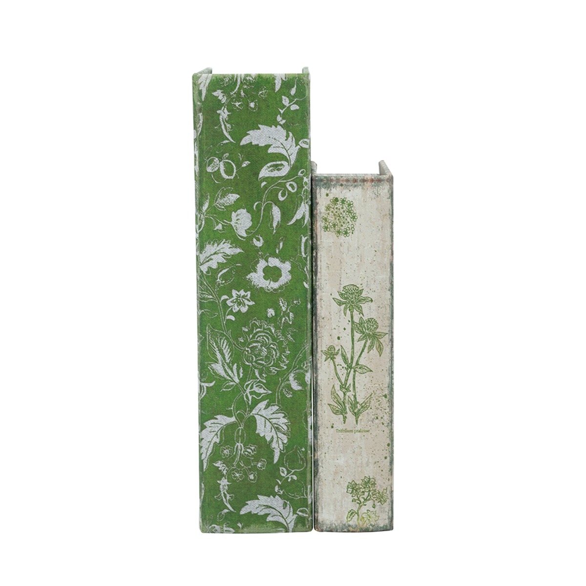 Artekko Book Πράσινα Διακοσμητικά Βιβλία MDF με Αποθηκευτικό Χώρο 2pcs
