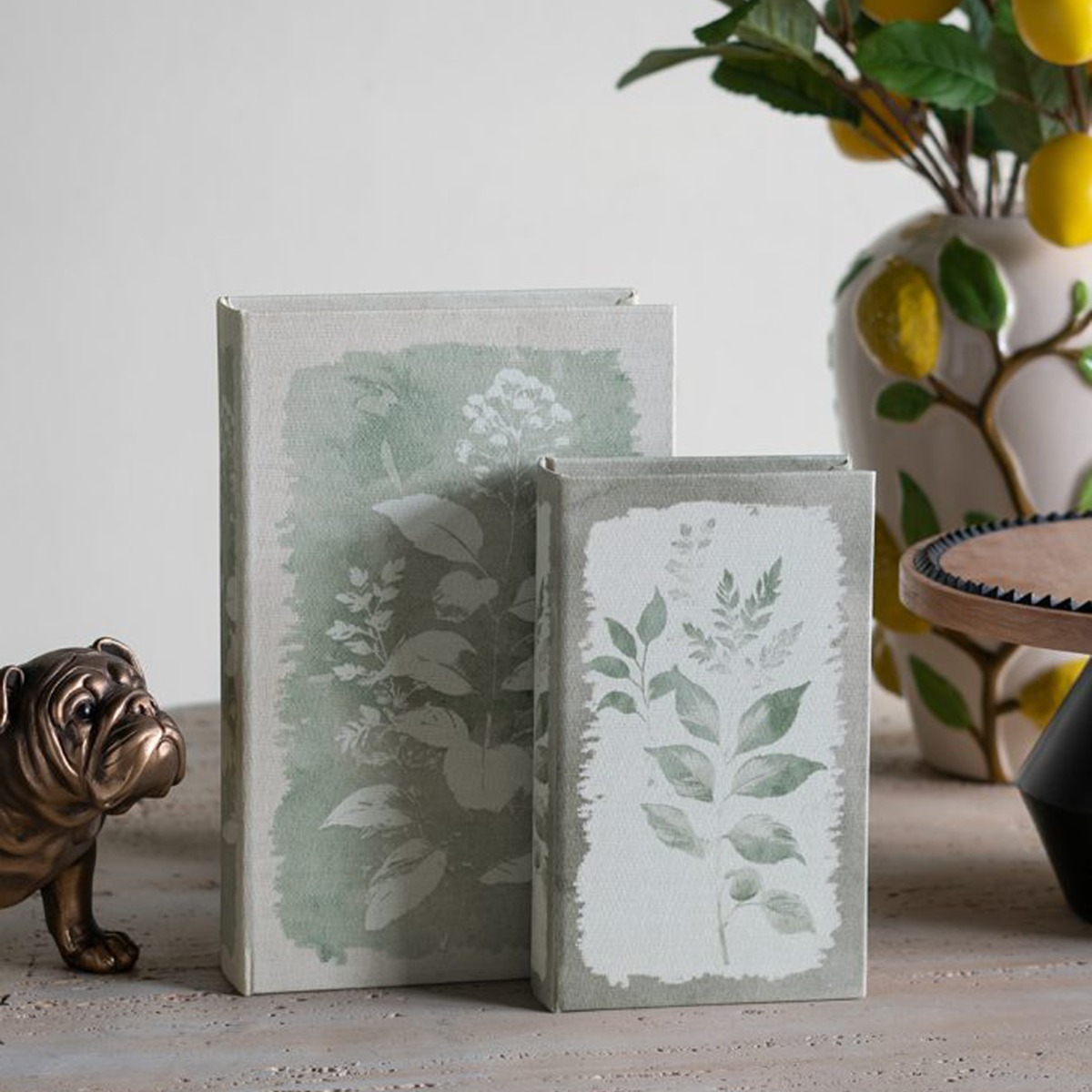 Artekko Book Πολύχρωμα Διακοσμητικά Βιβλία MDF με Αποθηκευτικό Χώρο 2pcs