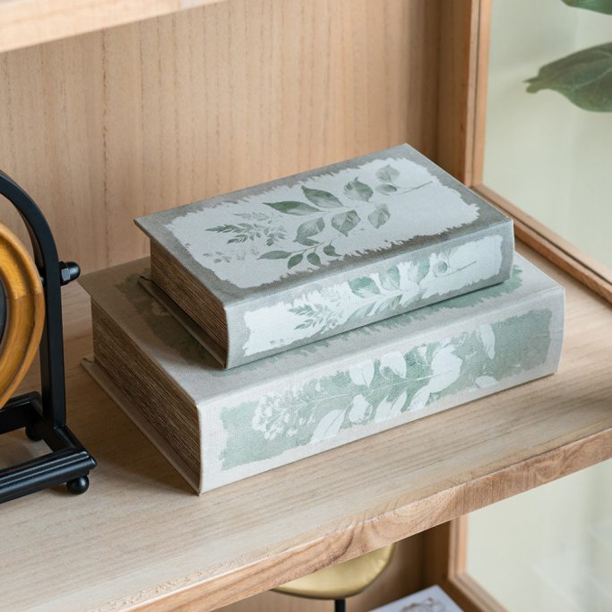 Artekko Book Πολύχρωμα Διακοσμητικά Βιβλία MDF με Αποθηκευτικό Χώρο 2pcs