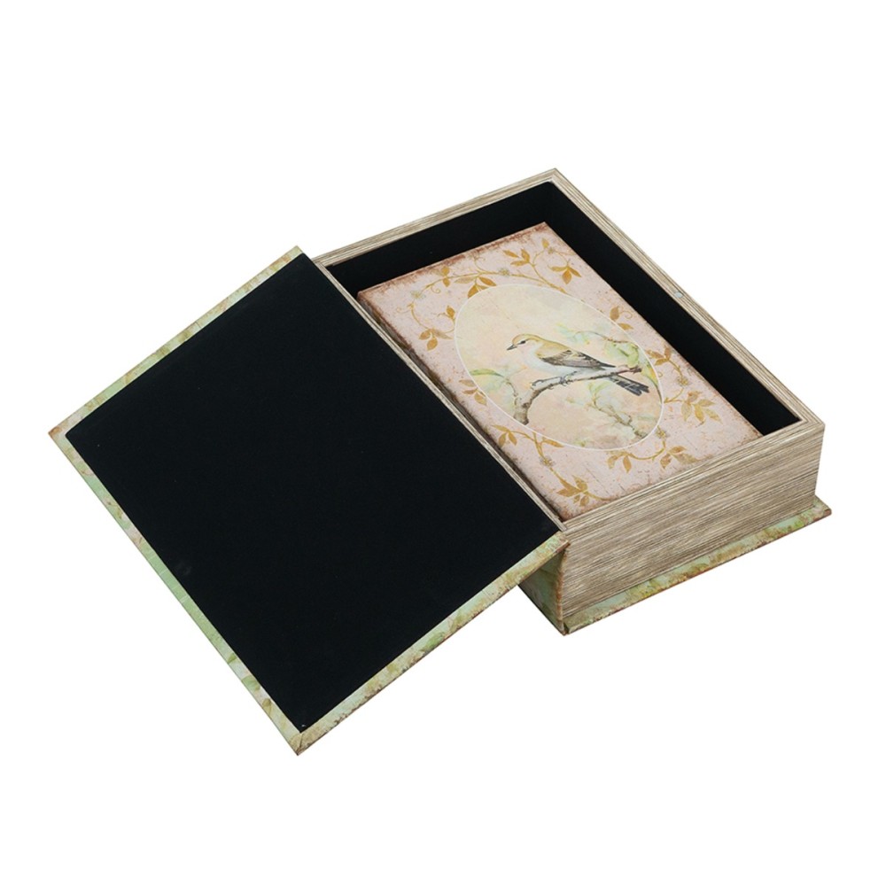 Artekko Book Πολύχρωμα Διακοσμητικά Βιβλία MDF με Αποθηκευτικό Χώρο 2pcs