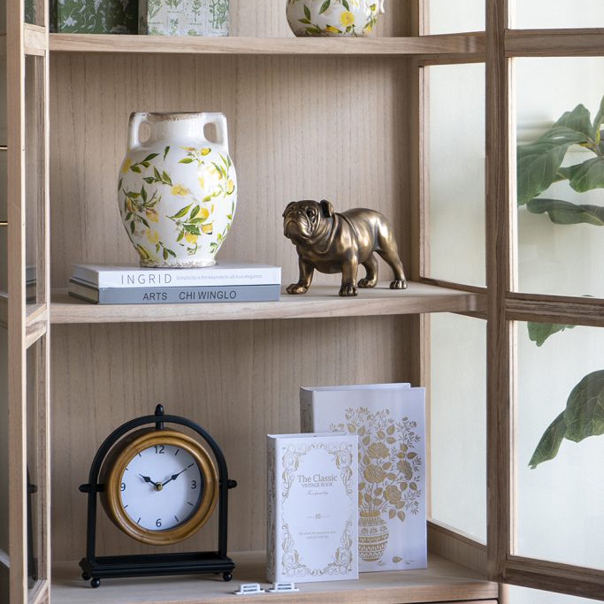 Artekko Book Διακοσμητικά Βιβλία MDF με Αποθηκευτικό Χώρο σε Λευκό με Χρυσό 2pcs