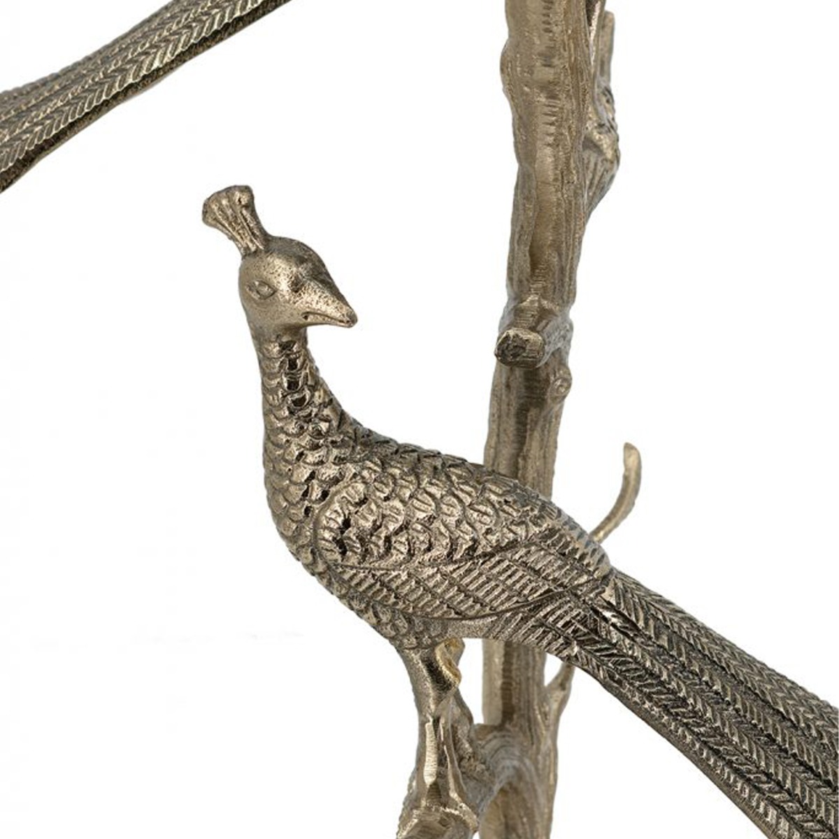 Artekko Noble Χρυσό Μεταλλικό Βοηθητικό Τραπέζι (45x45x61)cm