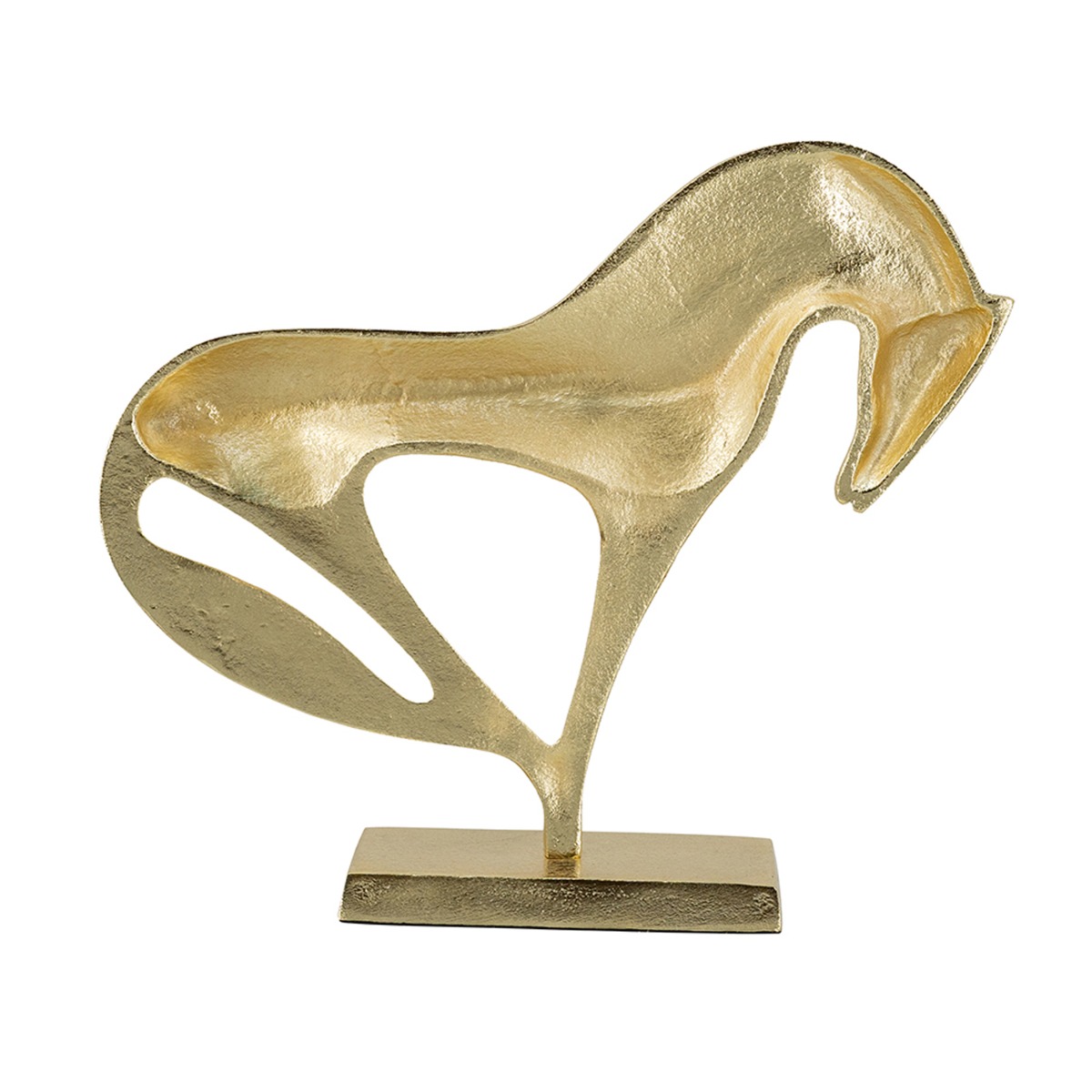 Artekko Animal Χρυσό Μεταλλικό Διακοσμητικό με Άλογο (31x8.5x26)cm