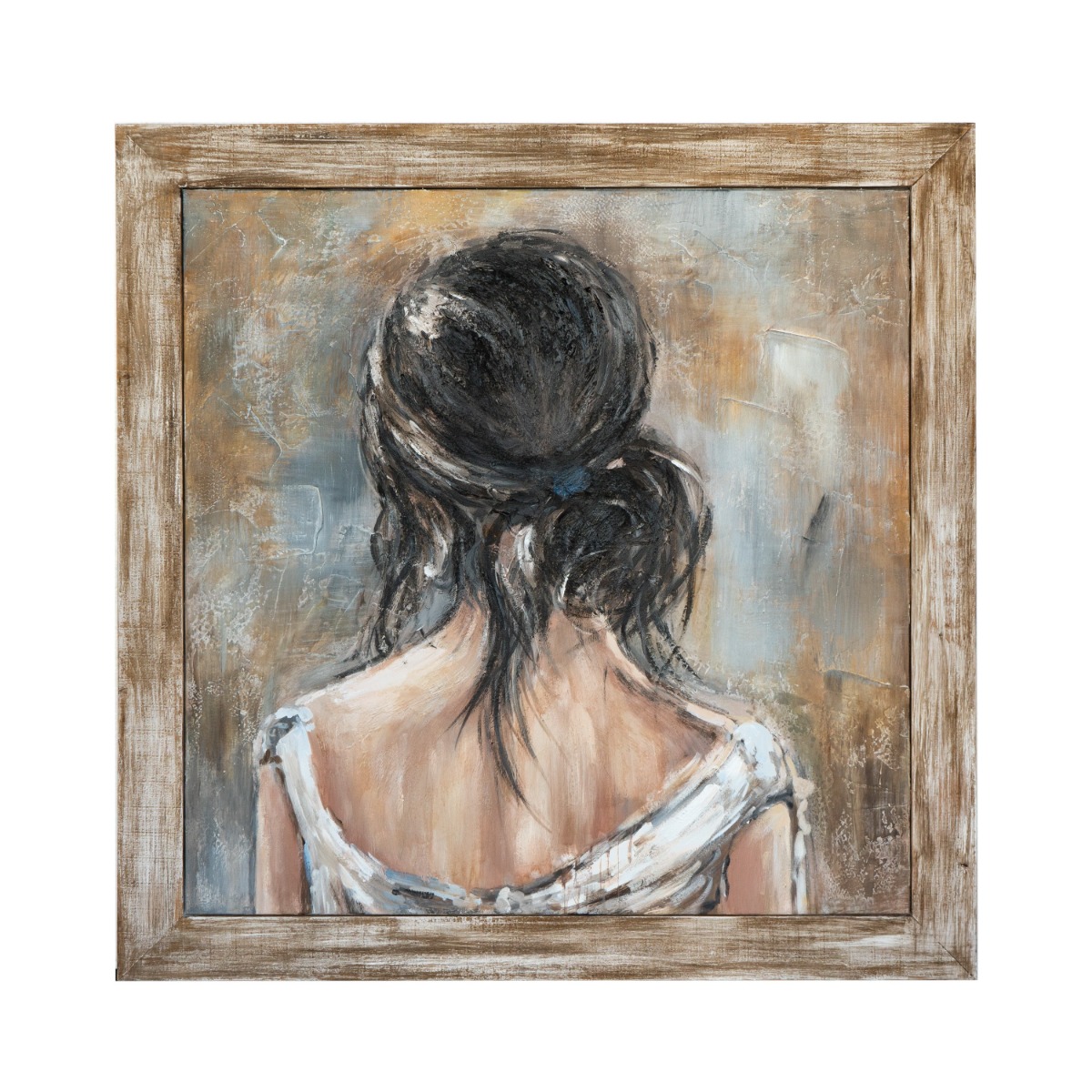 Artekko Canvasia Πολύχρωμος Πίνακας σε Καμβά με Ξύλινη Κορνίζα (100x3x100)cm