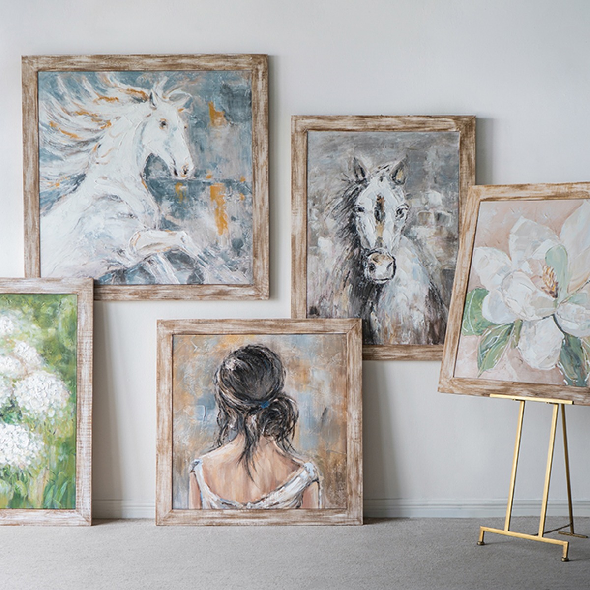 Artekko Canvasia Πολύχρωμος Πίνακας σε Καμβά με Ξύλινη Κορνίζα (100x3x100)cm