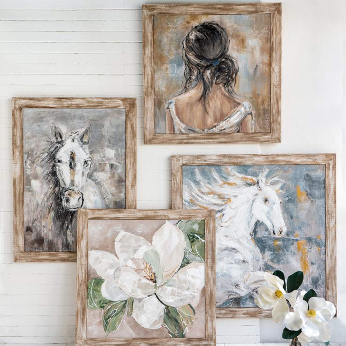 Artekko Canvasia Πολύχρωμος Πίνακας σε Καμβά με Ξύλινη Κορνίζα (100x3x100)cm