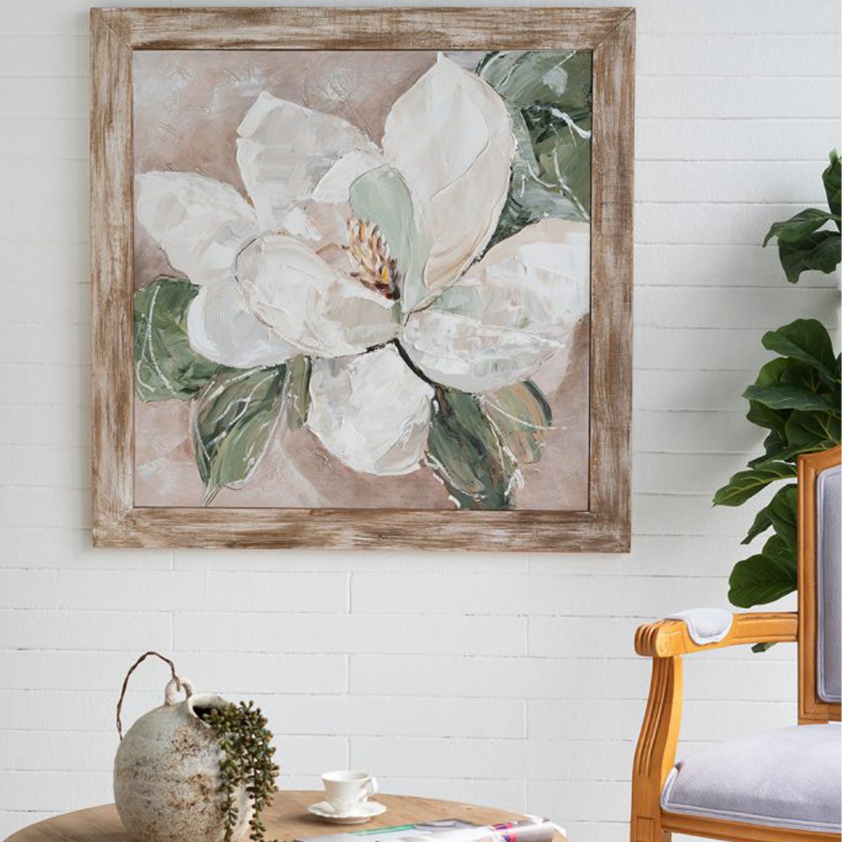 Artekko Canvasia Πολύχρωμος Πίνακας σε Καμβά με Ξύλινη Κορνίζα (100x3x100)cm