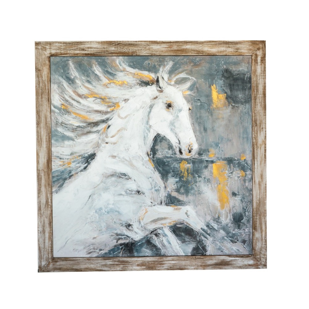 Artekko Canvasia Πολύχρωμος Πίνακας σε Καμβά με Ξύλινη Κορνίζα (120x3x120)cm