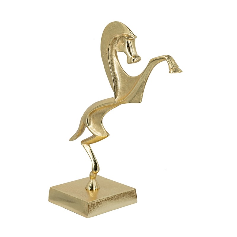 Artekko Animal Χρυσό Μεταλλικό Διακοσμητικό με Άλογο (38x15x45)cm