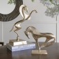 Artekko Animal Χρυσό Μεταλλικό Διακοσμητικό με Άλογο (38x15x45)cm