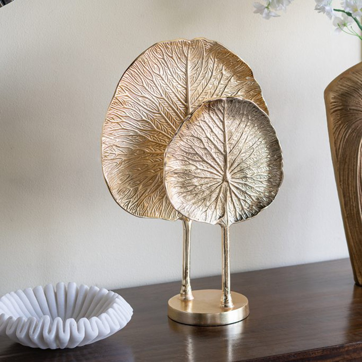 Artekko Noble Χρυσό Μεταλλικό Διακοσμητικό (33x14x48)cm