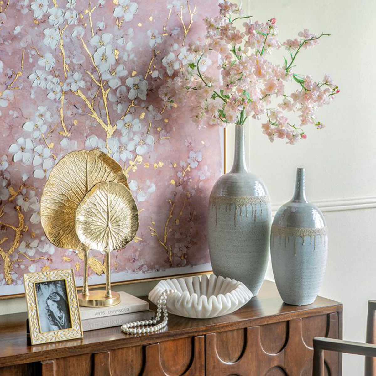 Artekko Noble Χρυσό Μεταλλικό Διακοσμητικό (33x14x48)cm