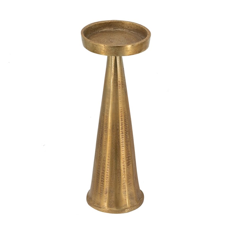 Artekko Noble Χρυσό Μεταλλικό Κηροπήγιο (8.3x8.3x24.3)cm