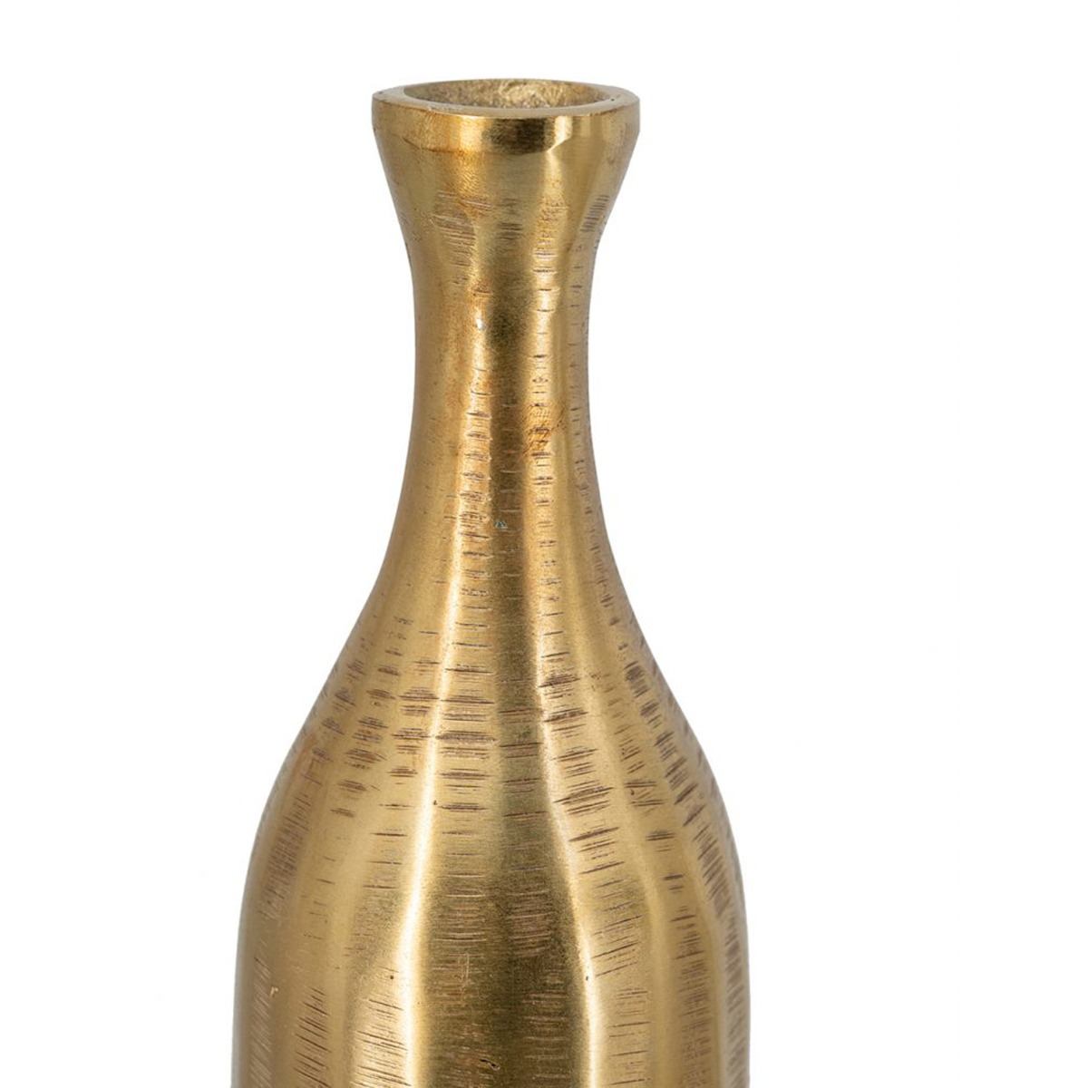 Artekko Noble Χρυσό Μεταλλικό Βάζο (9.5x9.5x38)cm