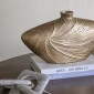 Artekko Noble Χρυσό Μεταλλικό Βάζο (40.8x11.5x22.3)cm