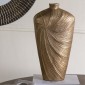 Artekko Noble Χρυσό Μεταλλικό Βάζο (24.3x13.3x45.8)cm