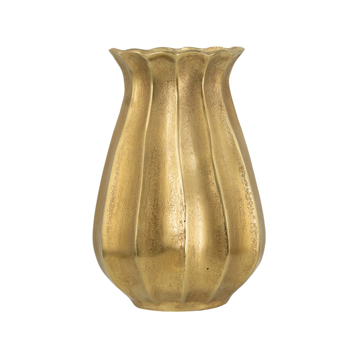 Artekko Noble Χρυσό Μεταλλικό Βάζο (16.5x15.3x26.8)cm